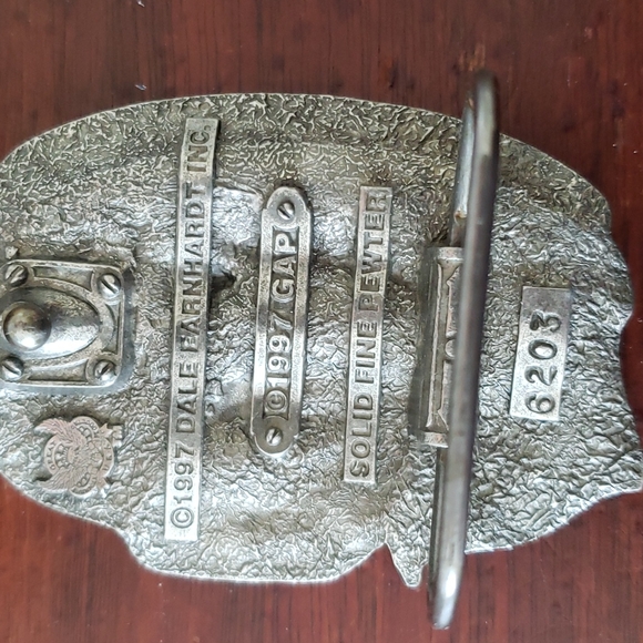 Vintage 1997 Dale Earnhardt Pewter Belt Buckle - Picture 5 of 13